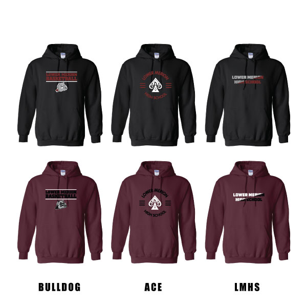 06 - Gildan G185 adult pullover hooded sweatshirt
