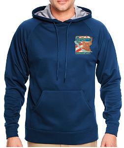 E2 8441 Adult Cool & Dry Sport Hooded Fleece