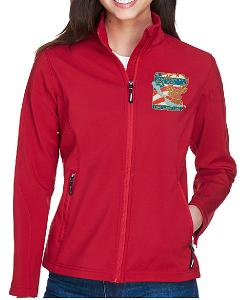 J1 78184 Core 365 Ladies' Cruise Two-Layer Fleece Bonded Soft Shell Jacket