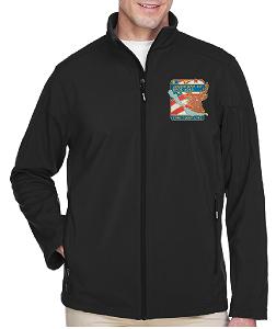 J2 88184 Core 365 Men's Cruise Two-Layer Fleece Bonded Soft Shell Jacket