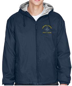 J2 8915 Adult Fleece Lined Hooded Jacket