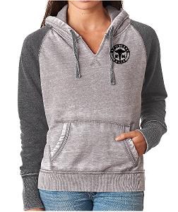 D6 JA8926 Embroidered J America Ladies Zen Pullover Hood
