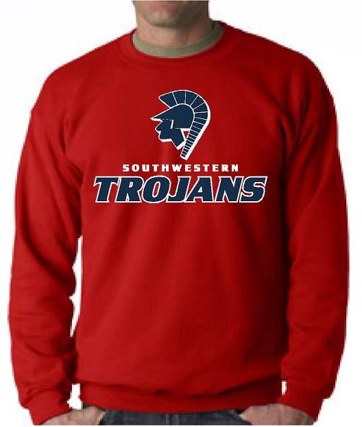 B1 18000 ScreenPrinted Crewneck Sweatshirt