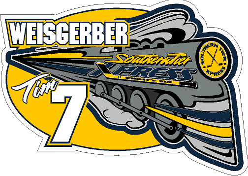 Vinyl Window Decal with name and number