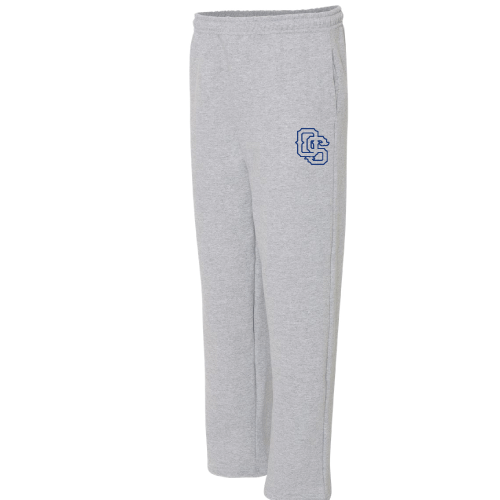 Open-Bottom Sweatpants with Pockets