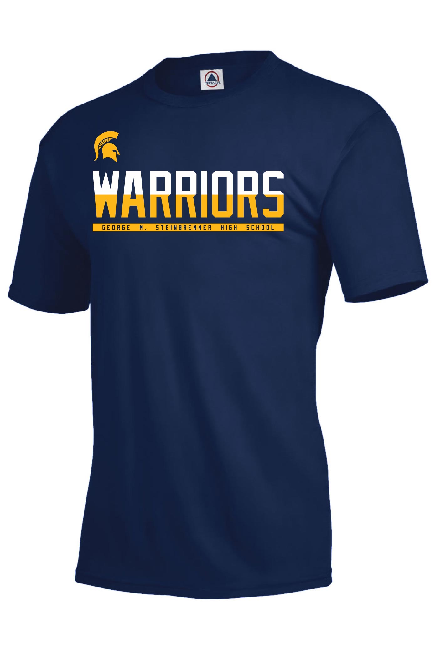C - GSHS Navy Split Logo Tee