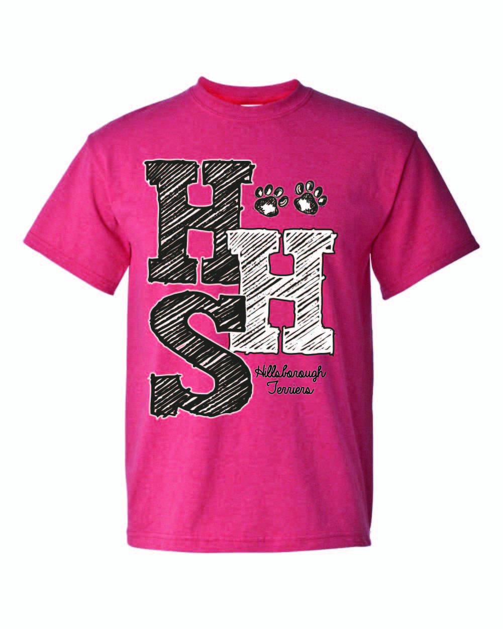 F - HHS Sketch Letter Tee