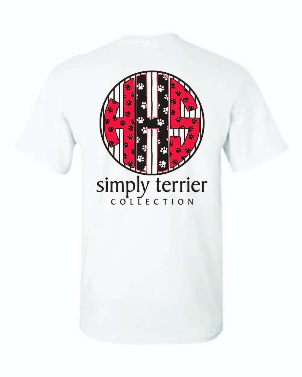 G - HHS "Simply Terrier" Monogram Tee