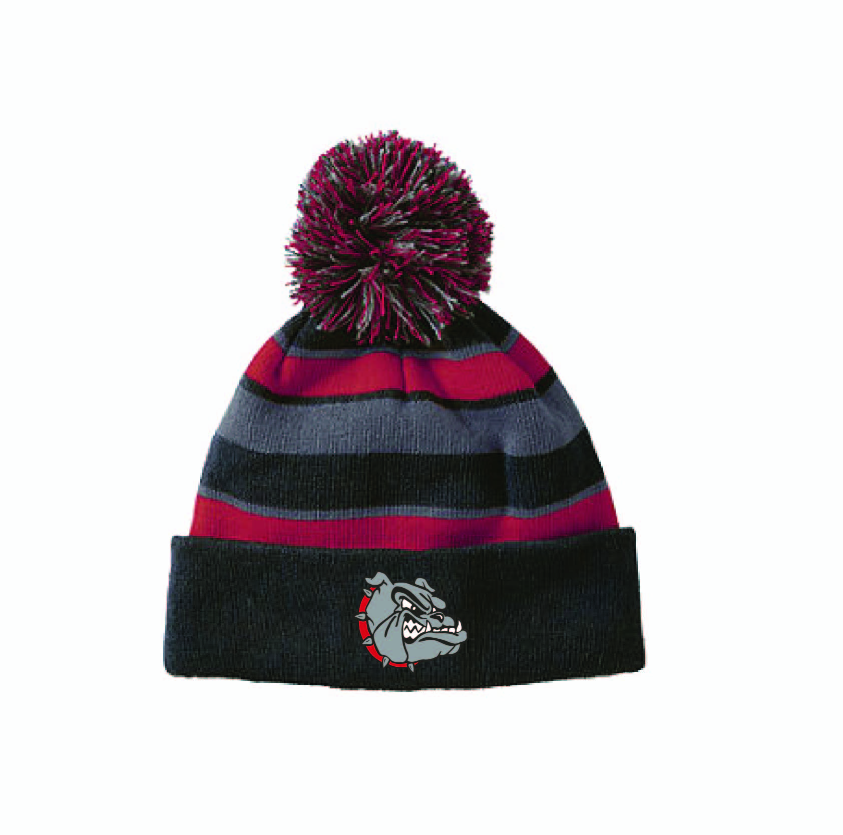T - HHS Sock Hat with Pom Pom