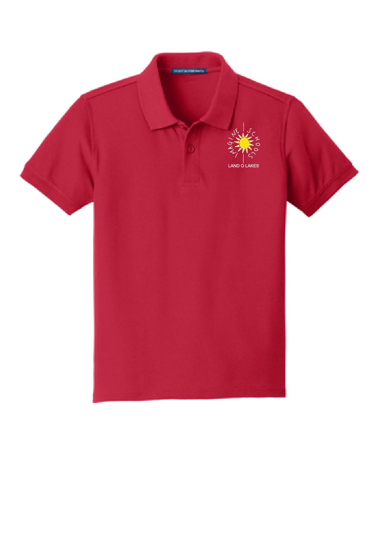 B - Imagine School Basic Polo - Red