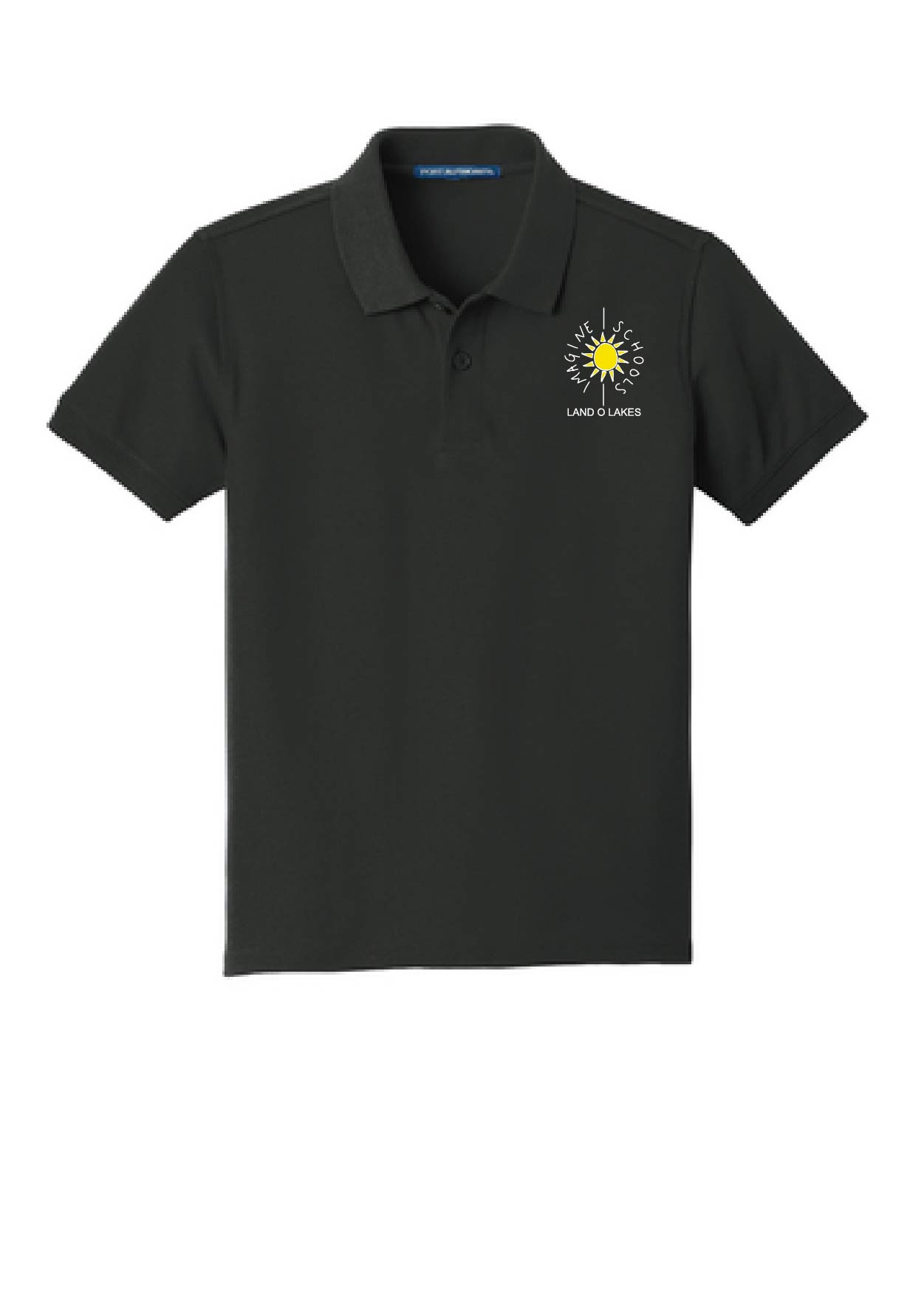 C - Imagine School Basic Polo - Black