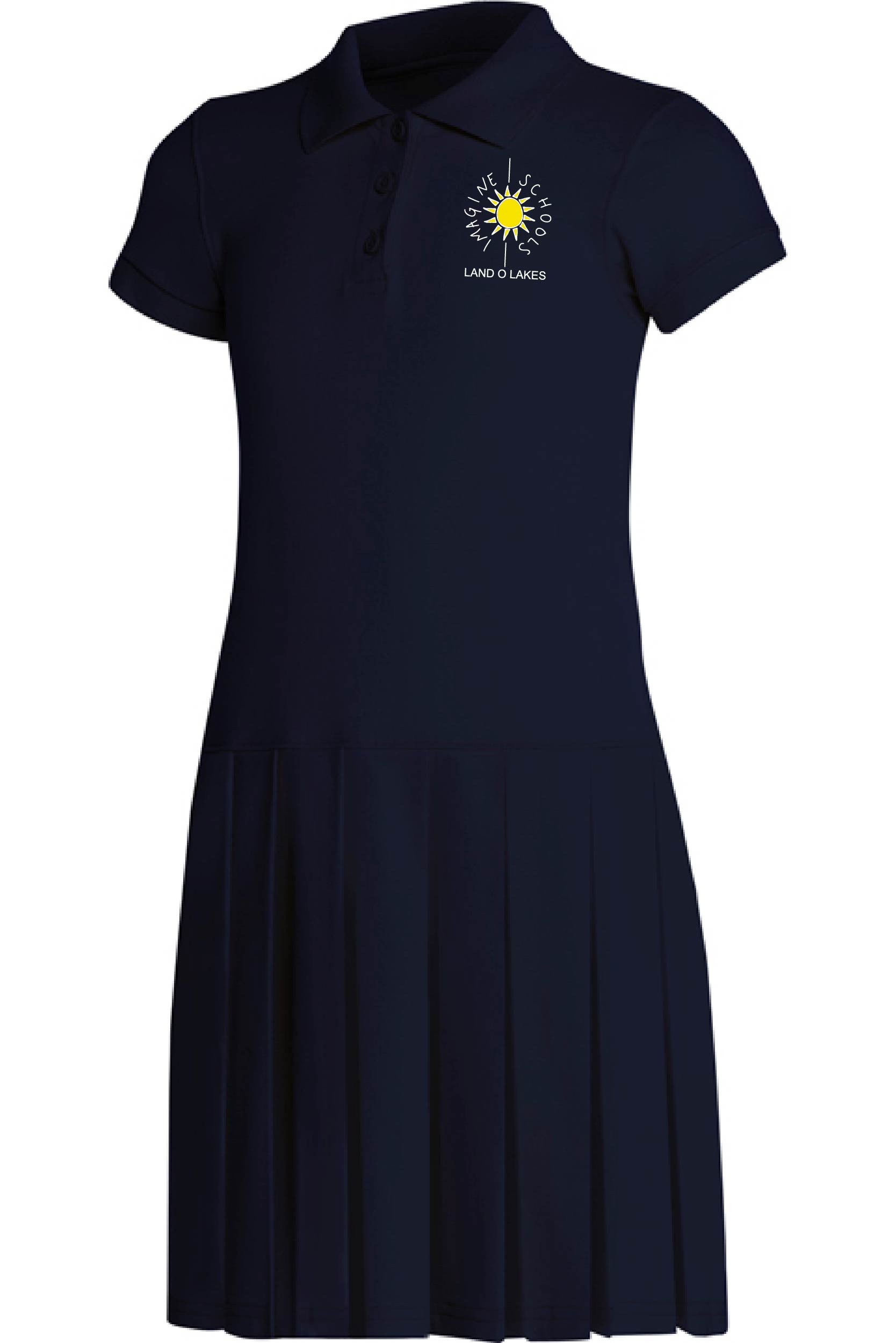 J - Imagine School Polo Dress - Navy<br><b>*On Backorder Until Mid September*