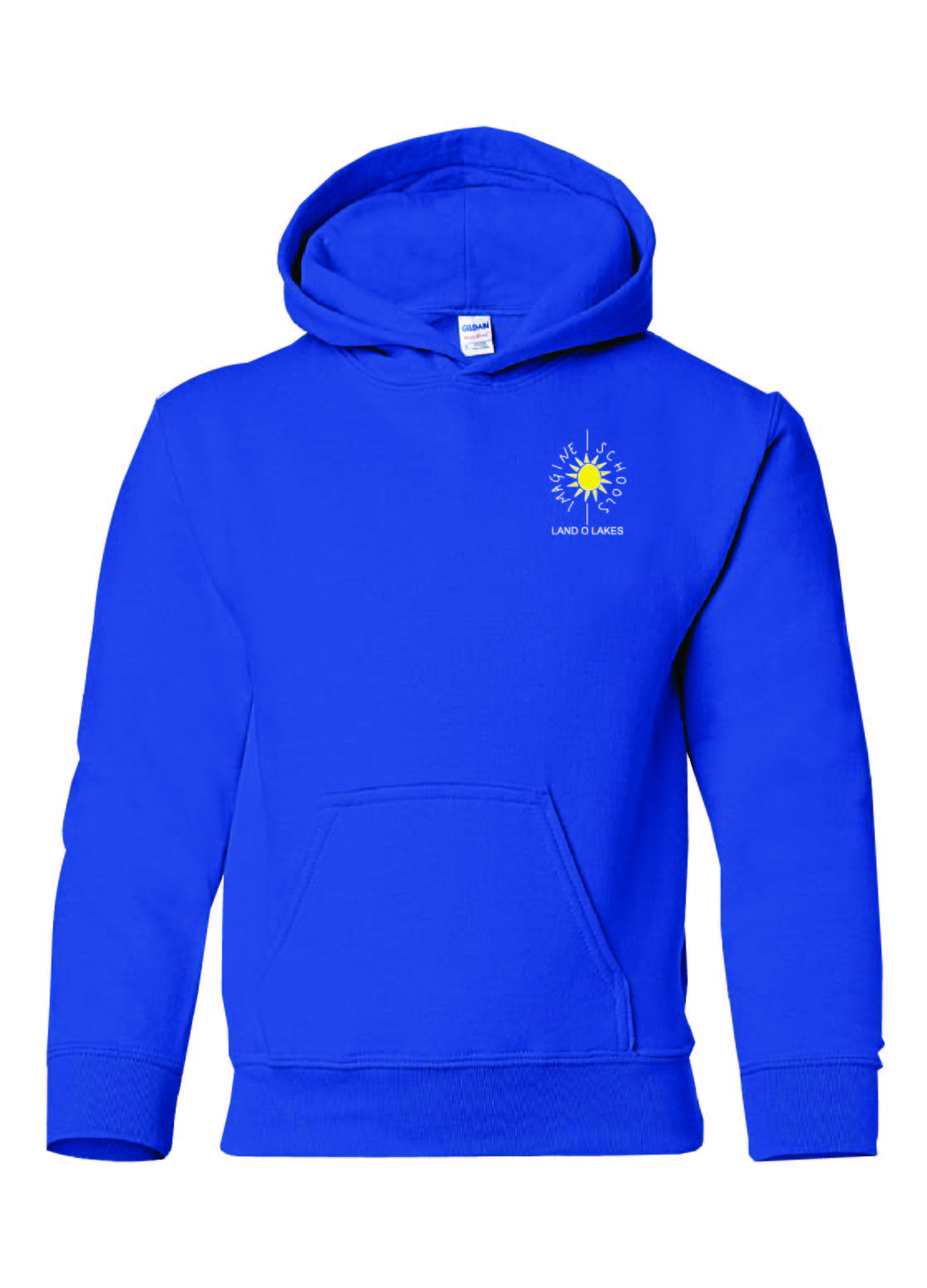 K - Imagine School Pullover Hoodie - Royal