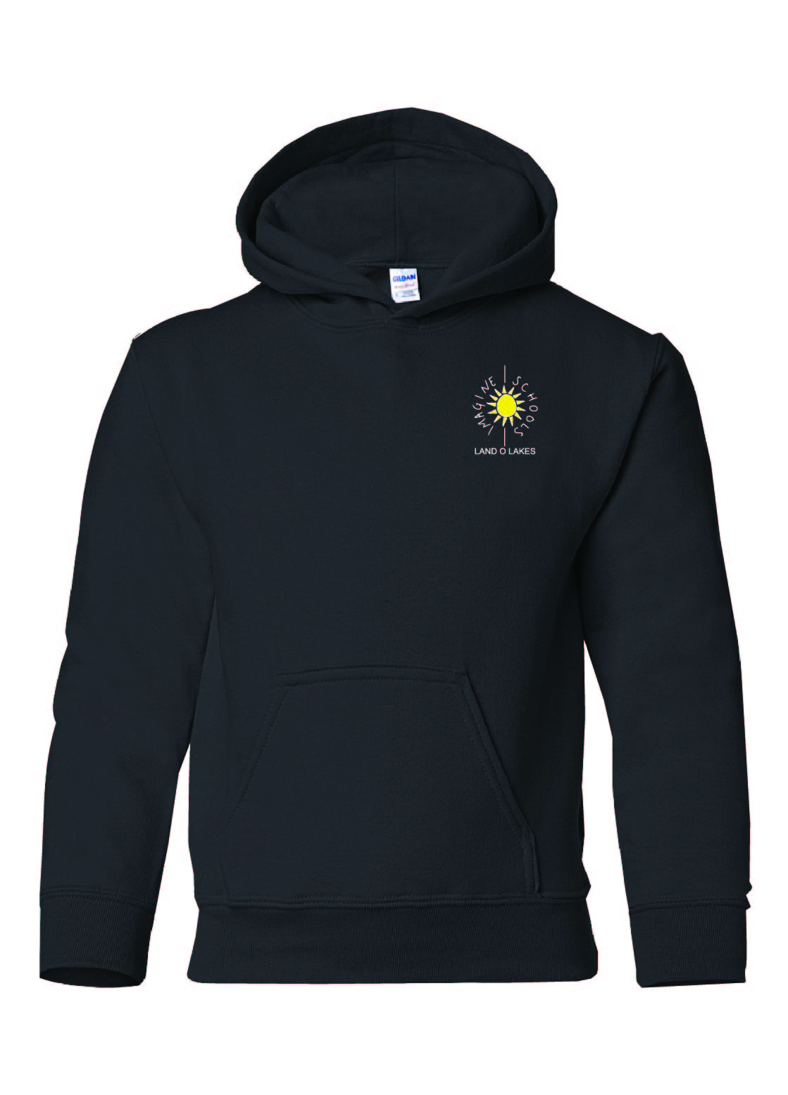 M - Imagine School Pullover Hoodie - Black