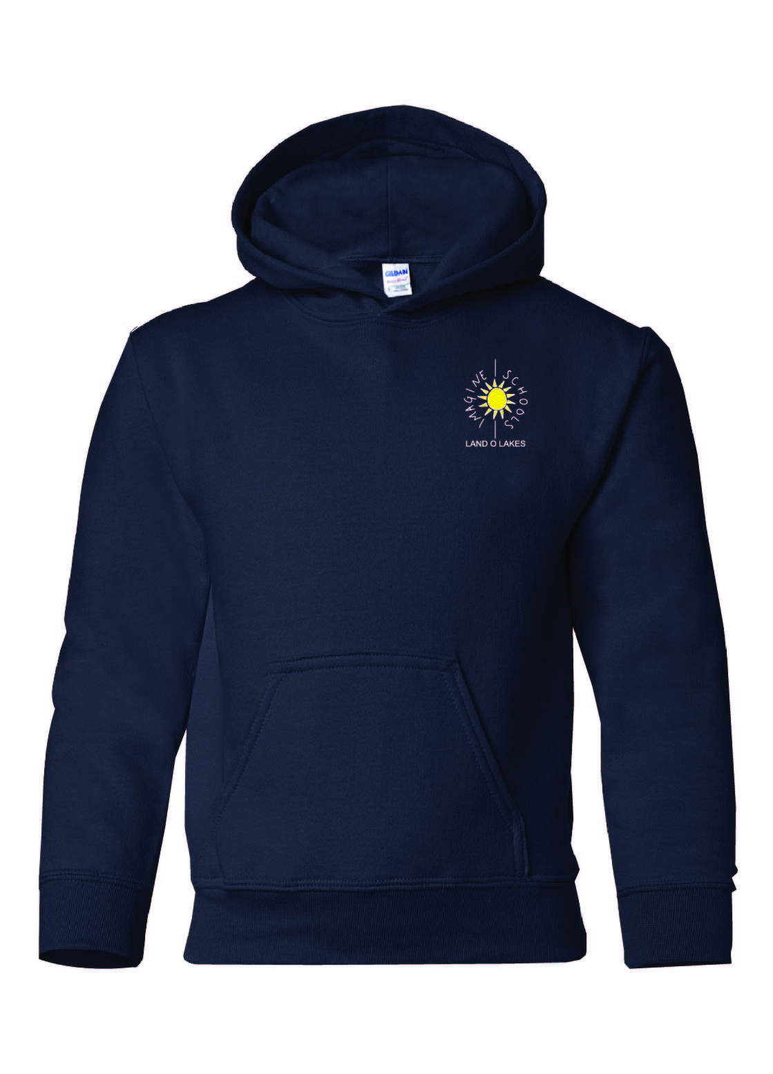 N - Imagine School Pullover Hoodie - Navy
