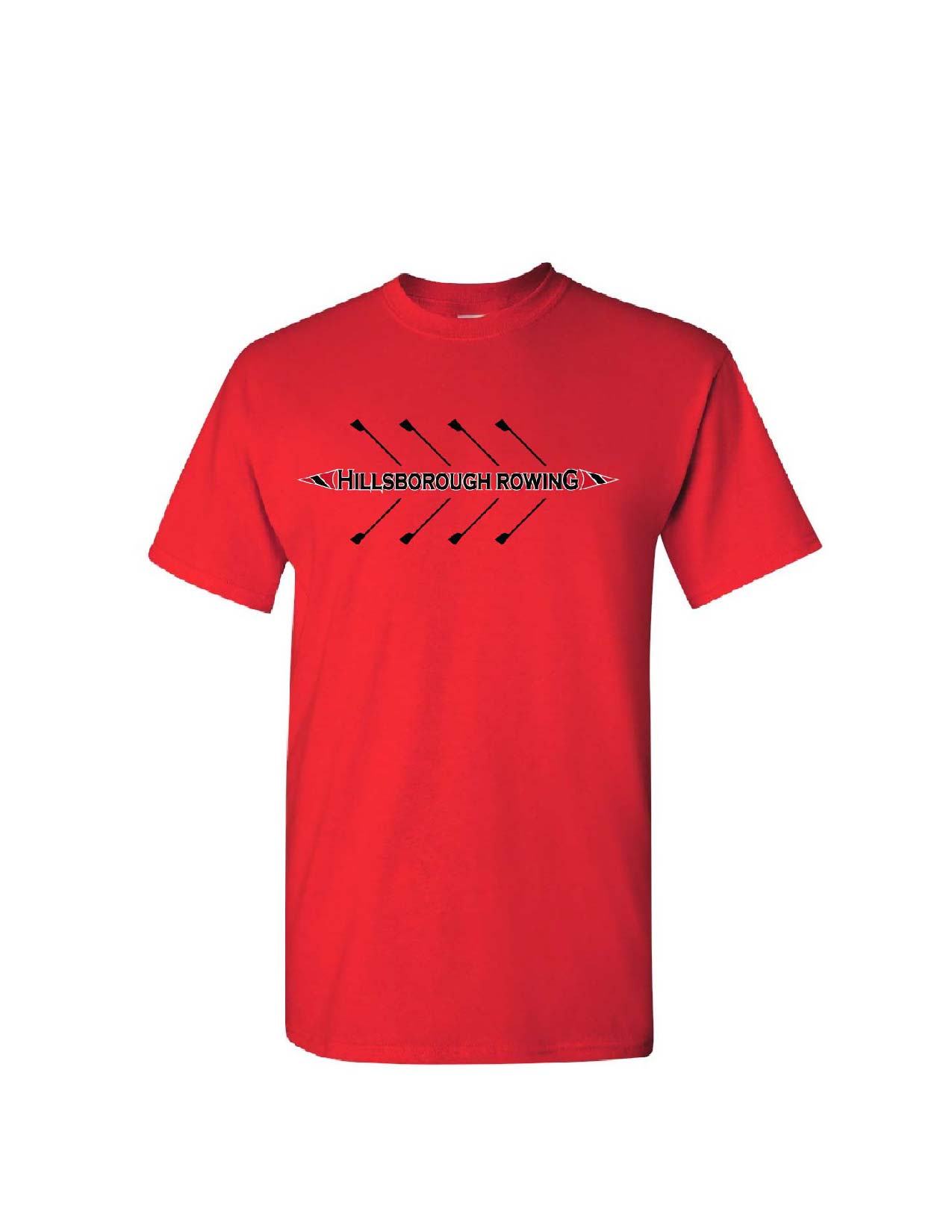 A - HHS Rowing T-Shirt - RED
