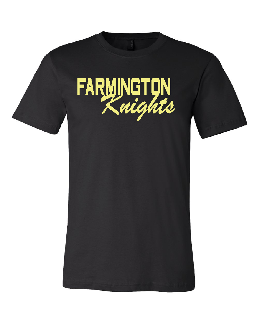 Farmington Knigts Offset Text