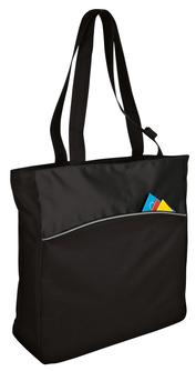 7 - Port Authority Two-Tone Colorblock Tote, 13.75"h x 14"w x 4.25"d 