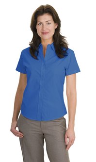 b-81- Port Authority Short Sleeve Easy Care, Soil Resistant Shirt- Ladies