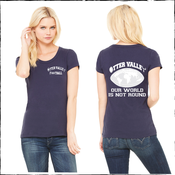 B1003 Football Ladies Tee