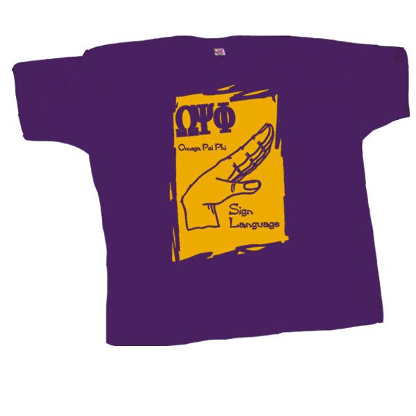 006 Omega Sign Language Series T-shirt
