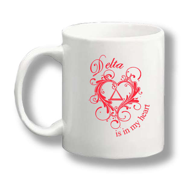 004 Delta Is In My Heart Ceramic Coffee Mug