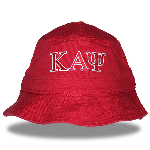 0010 Kappa Bucket Hat - Red