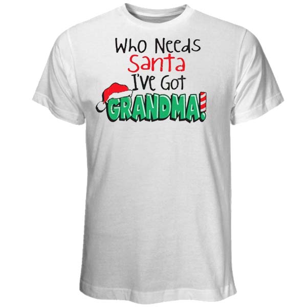 00003 Grandma is Santa Youth T-shirt