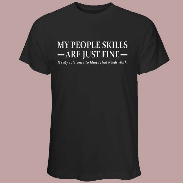 00010 People Skills T-shirt
