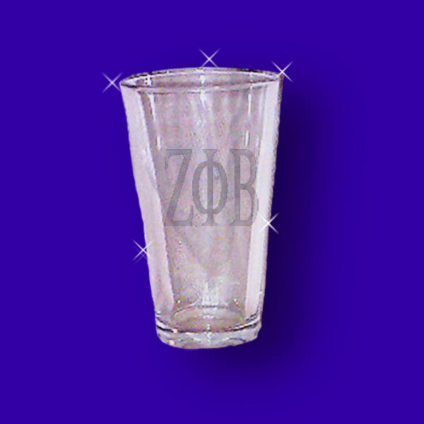 Zeta Etched Beverage Glass