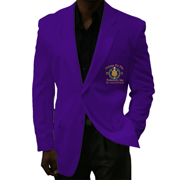 054Omega Blazer - Purple full color crest