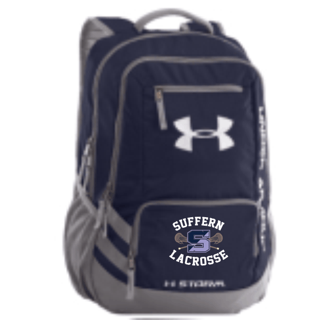 z. UA Hustle backpack, black or navy