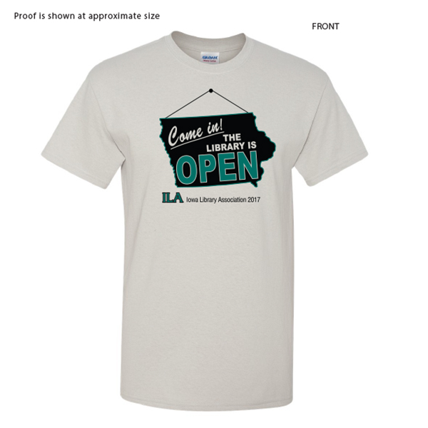Gildan heavy cotton ice grey full front