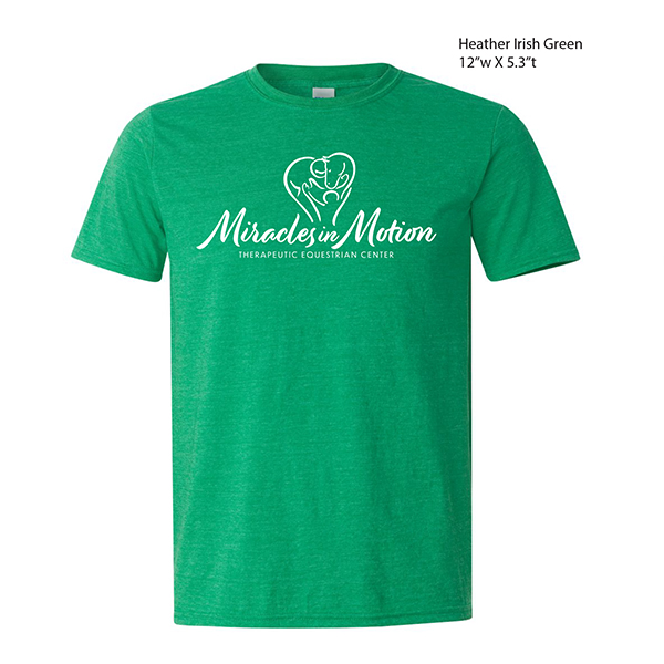 Gildan softstyle heather irish green 64000
