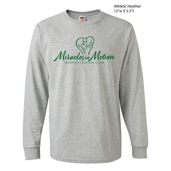 Fruit of the Loom athletic heather long sleeve T 4930R