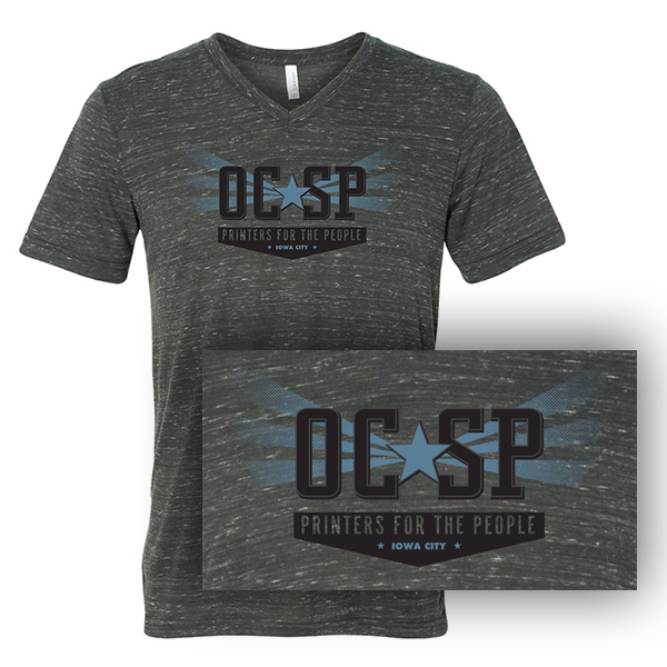 OCSP Rays Shirt charcoal marble