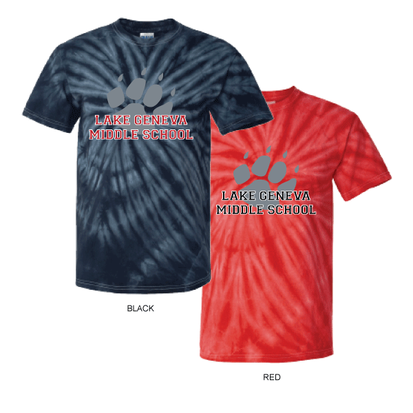 D-(200CY)-Short Sleeve Tie Dye T-Shirt-Logo B