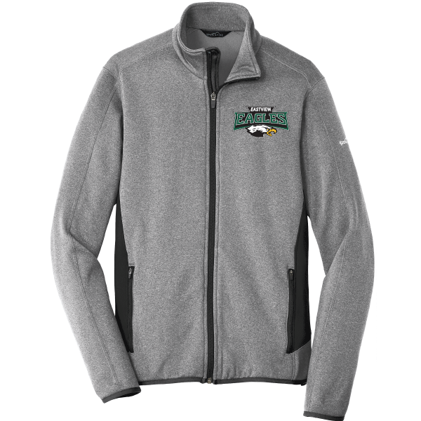 G-SAN (EB238)-Eddie Bauer Fill zip Heather Stretch Fleece Jacket