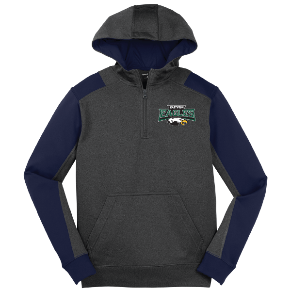 M-SAN (ST249)-Colorblocked 1/4 Zip Sweatshirt