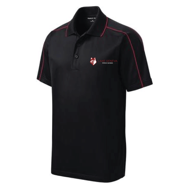 Q-(ST653)-Sport Wick Piped Polo