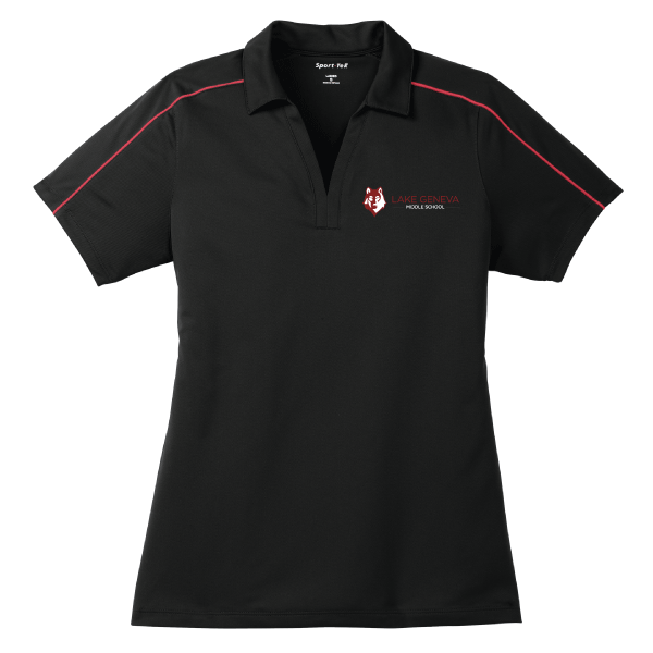 R-(LST653)-)-Ladies Sport Wick Piped Polo