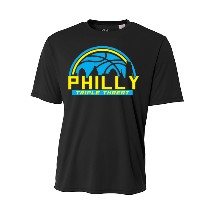 Philly Triple Threat Short Sleeve Dry Fit BLACK