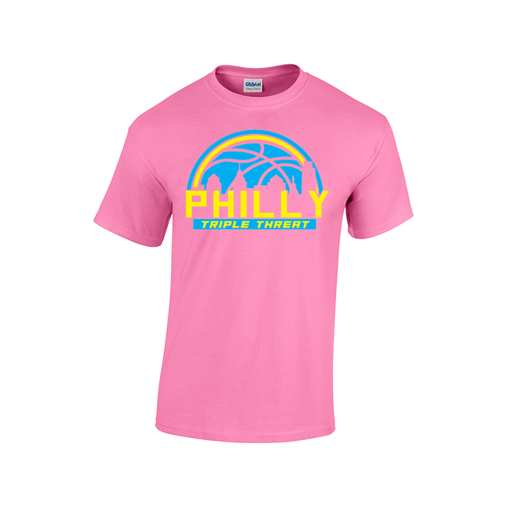 Philly Triple Threat Tshirt Pink