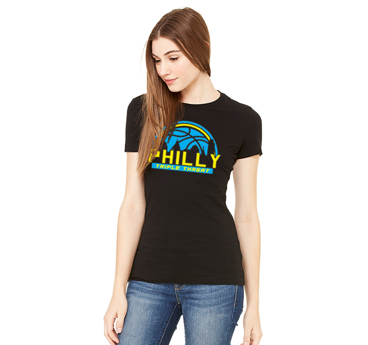 Philly Triple Threat Women's Tshirt Black