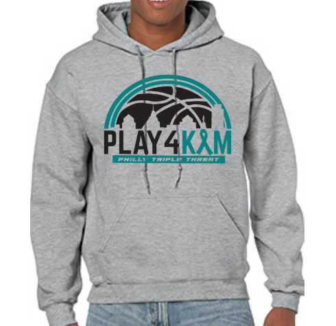 Play 4 Kim Hoodie Graphite Heather Gray g185