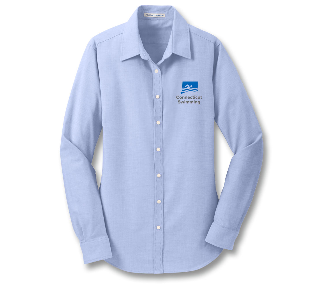 Women's Long Sleeve Blue Oxford (CASUAL WEAR ONLY)