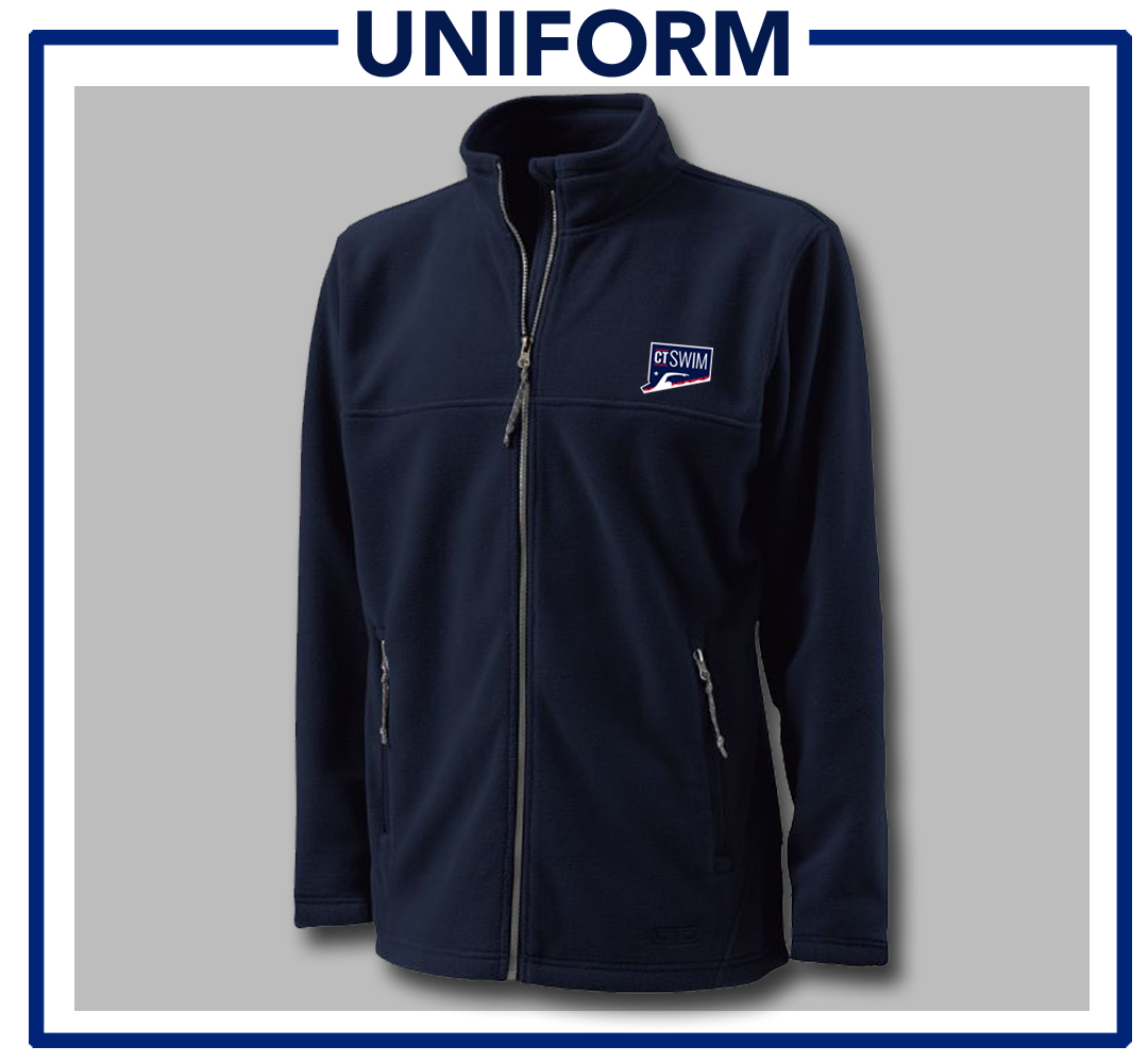 APPROVED UNIFORM Men's Navy Fleece Jacket