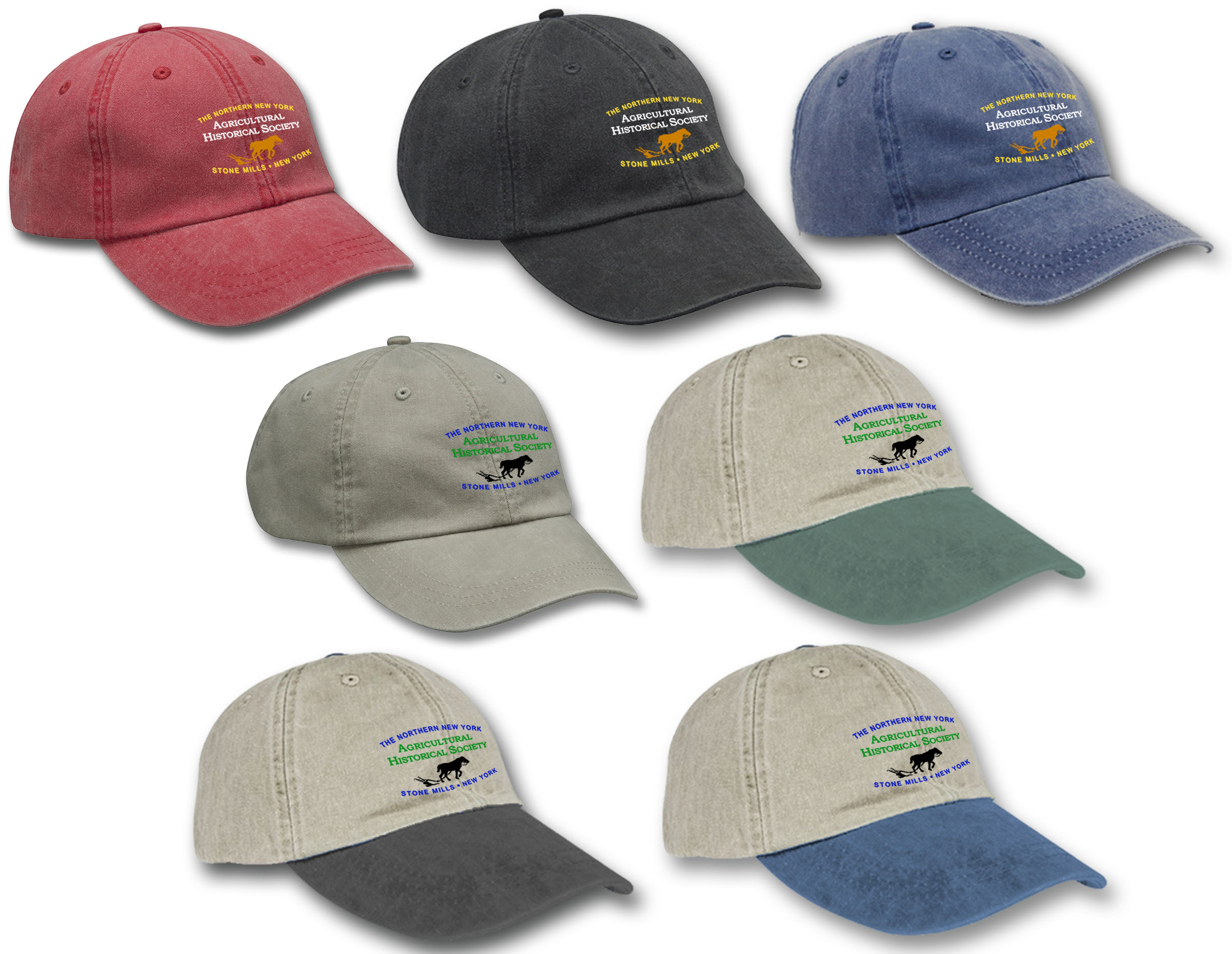 Pigment-Dyed Cotton Caps