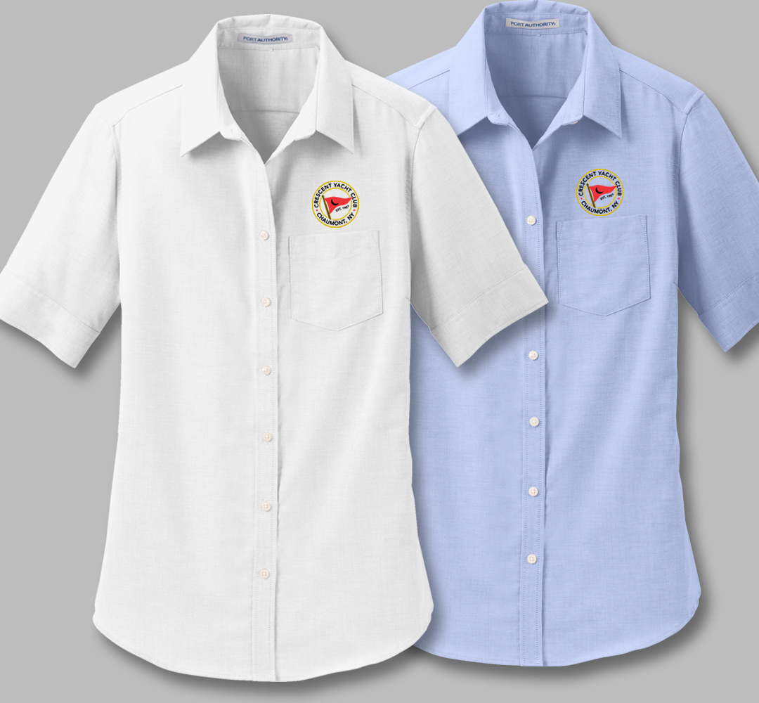 Women's Short Sleeve Oxford