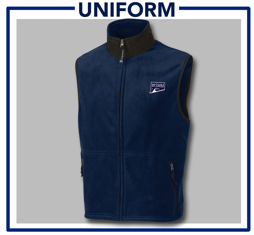 APPROVED UNIFORM Men's Navy Fleece Vest